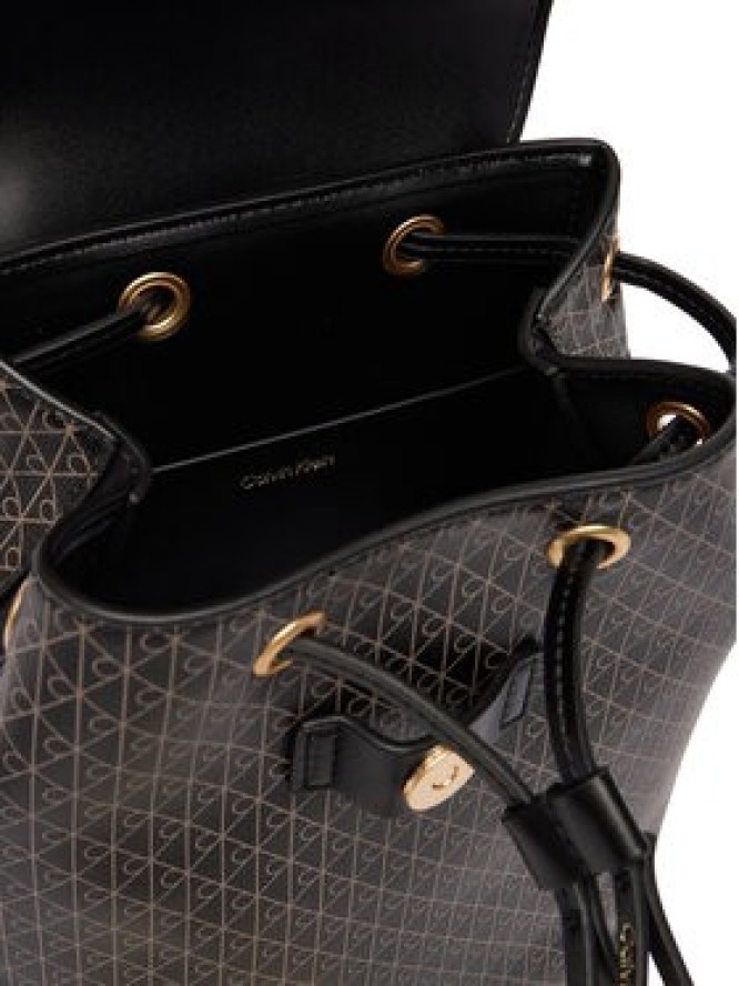 Calvin Klein Plecak Emblem Aop Mini Backpack LV04F3507G Czarny