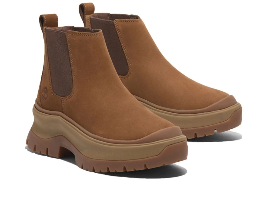Timberland Roxie Lane MID CHELSEA BOOT RUST NUBUCK Sztyblety damskie