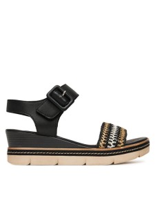 Remonte Sandały D2L55-03 Czarny