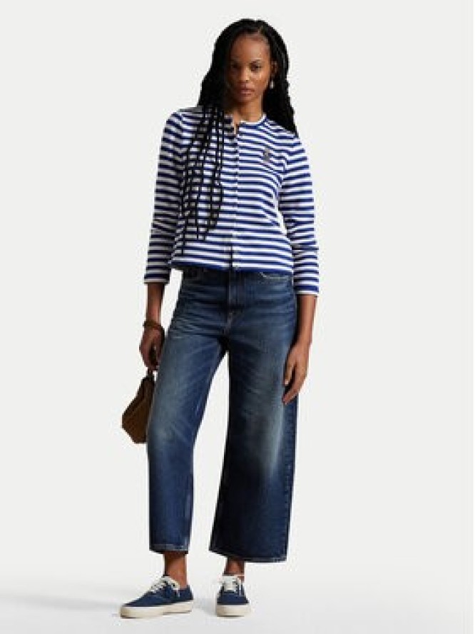 Polo Ralph Lauren Kardigan 211963465001 Niebieski Slim Fit