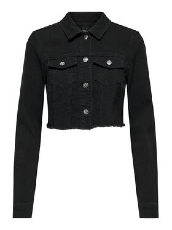ONLY Kurtka jeansowa Woder 15256098 Czarny Regular Fit