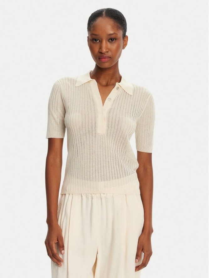 Marella Sweter Torbole 2513361145 Biały Slim Fit