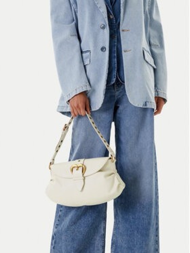 PINKO Torebka Jolene Shoulder Classic PE 25 PLTT 102801 A270 Biały