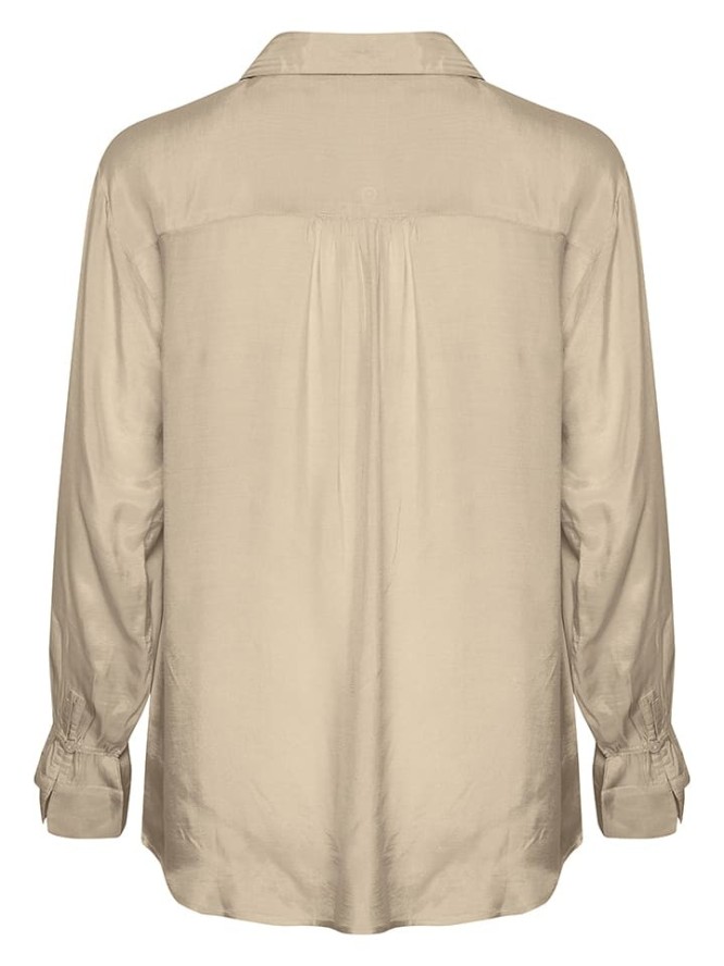 Cream Bluzka koszulowa w kolorze beżowym rozmiar: 42