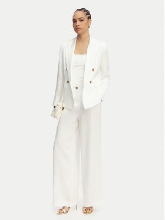 Marella Spodnie materiałowe Idoneo 2613131082 Biały Wide Leg