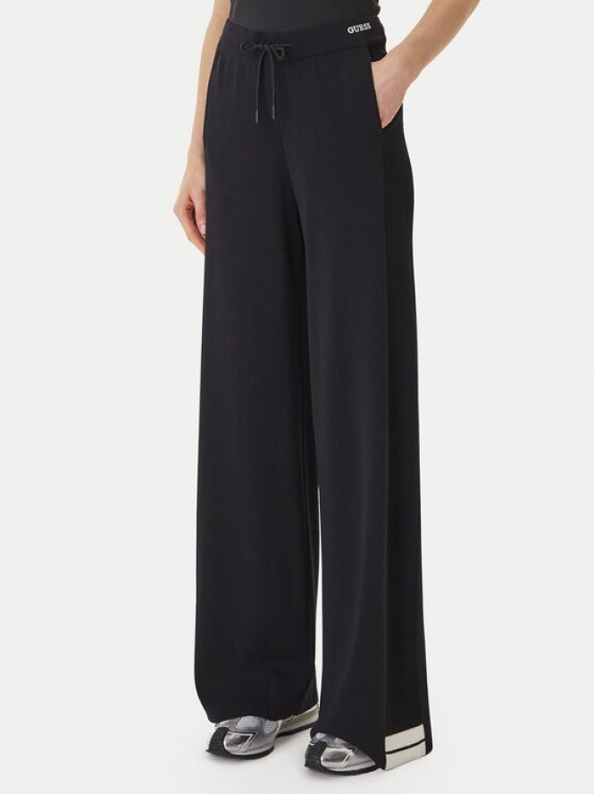 Guess Spodnie dzianinowe V6GB06 Z0651 Czarny Regular Fit