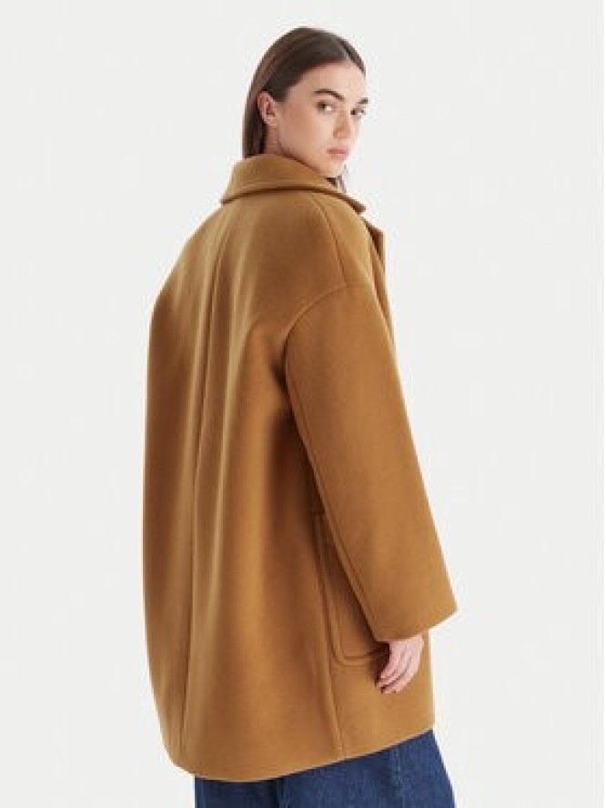 MAX&Co. Płaszcz wełniany 2526016023200 Brązowy Regular Fit