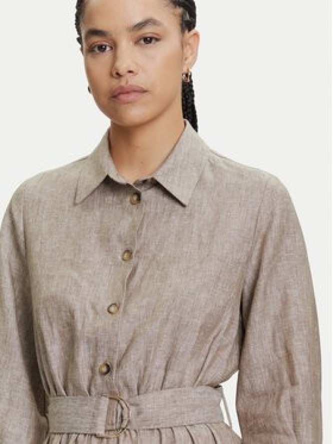 KAOS Sukienka codzienna RP1MR046 Szary Regular Fit