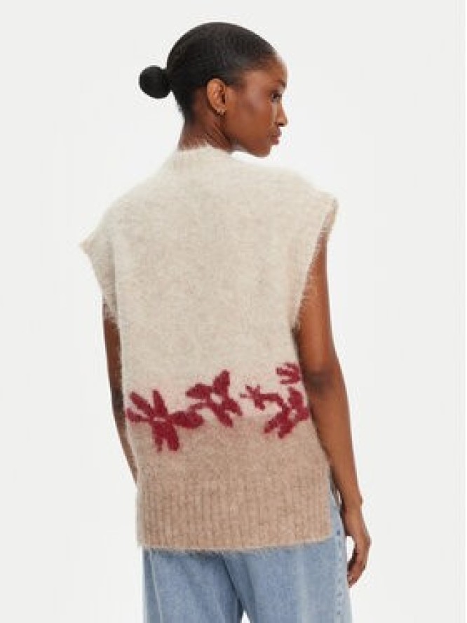 Munthe Sweter Purulia 252160125272 Beżowy Loose Fit