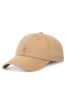 Tommy Hilfiger Czapka z daszkiem Elevated Chic AW0AW17631 Beżowy