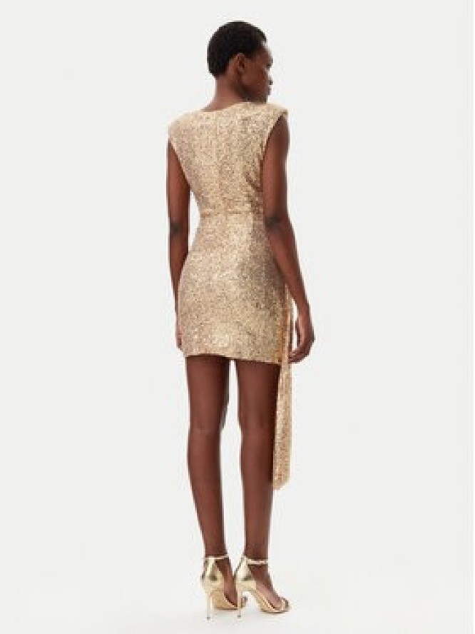 Gaudi Sukienka koktajlowa 511FD14008 Złoty Regular Fit