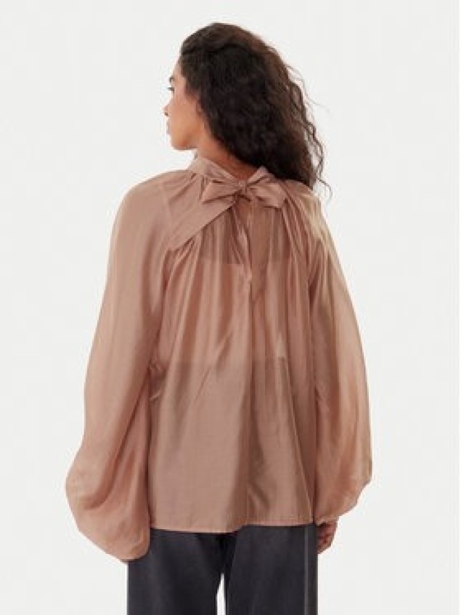 ViCOLO Bluzka TF0314 Brązowy Regular Fit