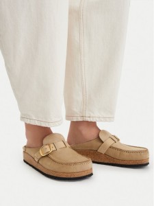 Birkenstock Klapki Buckley 1030443 Beżowy