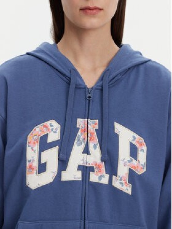 Gap Bluza 727433-06 Niebieski Relaxed Fit