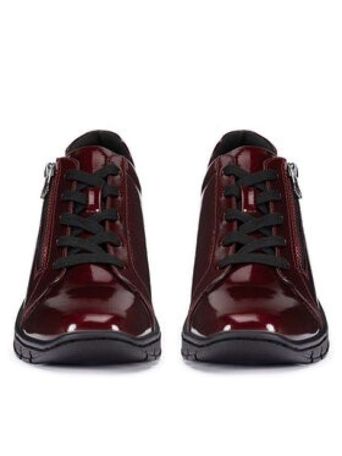 Clara Barson Półbuty CLAIRE WS6075-16 Bordowy