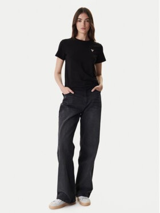 Guess Jeans T-Shirt W4YI10 J1314 Czarny Regular Fit