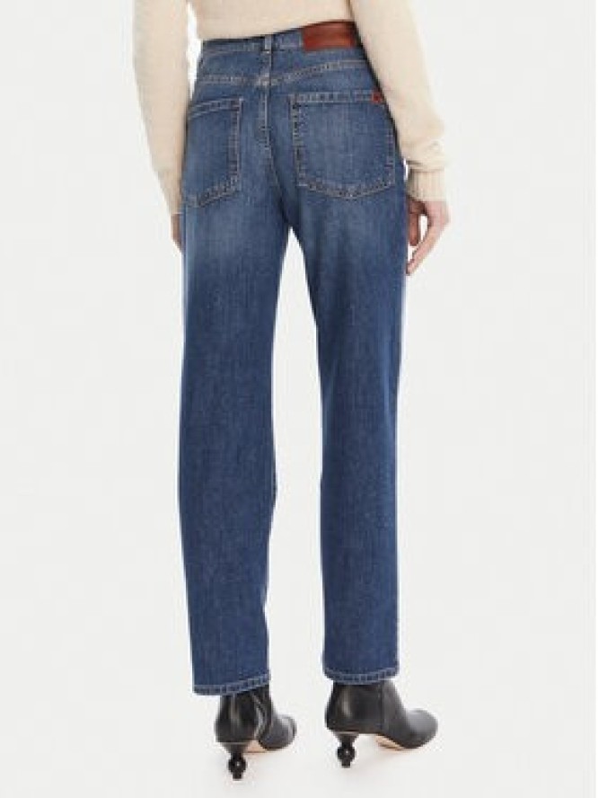 Weekend Max Mara Jeansy Loris 2525186071 Granatowy Straight Fit