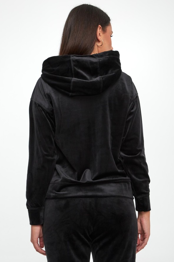 Bluza damska welurowa DKNY