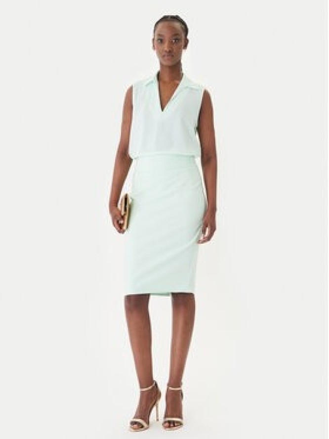 Rinascimento Bluzka CFC0127446003 Zielony Regular Fit