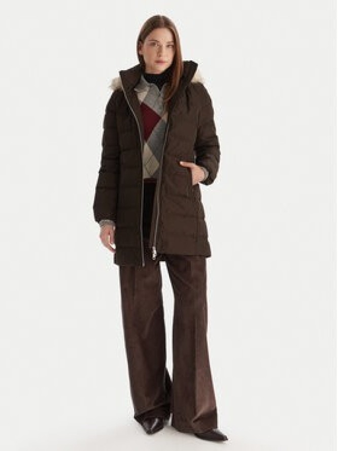 Tommy Hilfiger Kurtka puchowa WW0WW47540 Brązowy Slim Fit