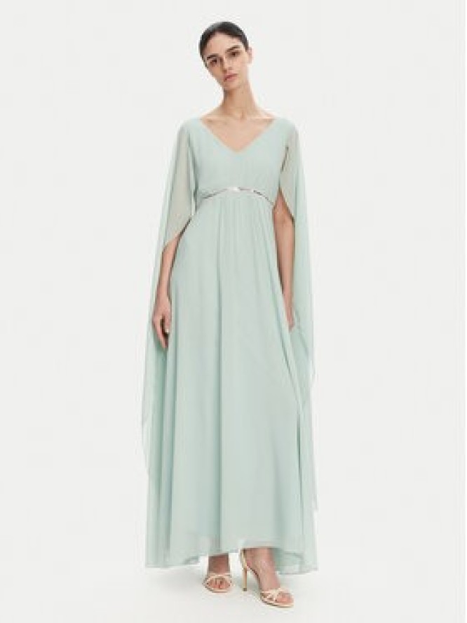 Rinascimento Sukienka wieczorowa CFC0123079003 Zielony Regular Fit