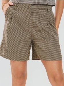 Szorty w pepitkę - wielobarwny