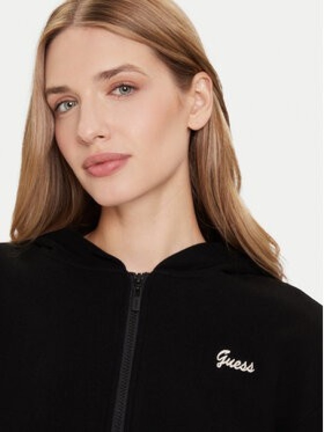 Guess Bluza V5BQ17 KCX52 Czarny Regular Fit