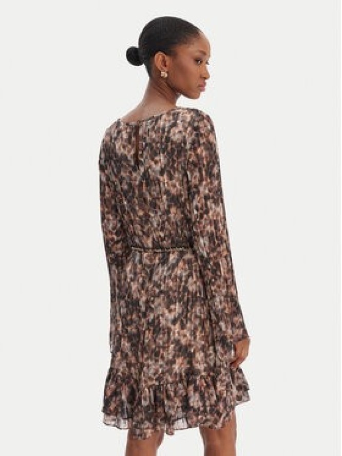 Guess Sukienka codzienna W6RK37 WJ712 Brązowy Regular Fit