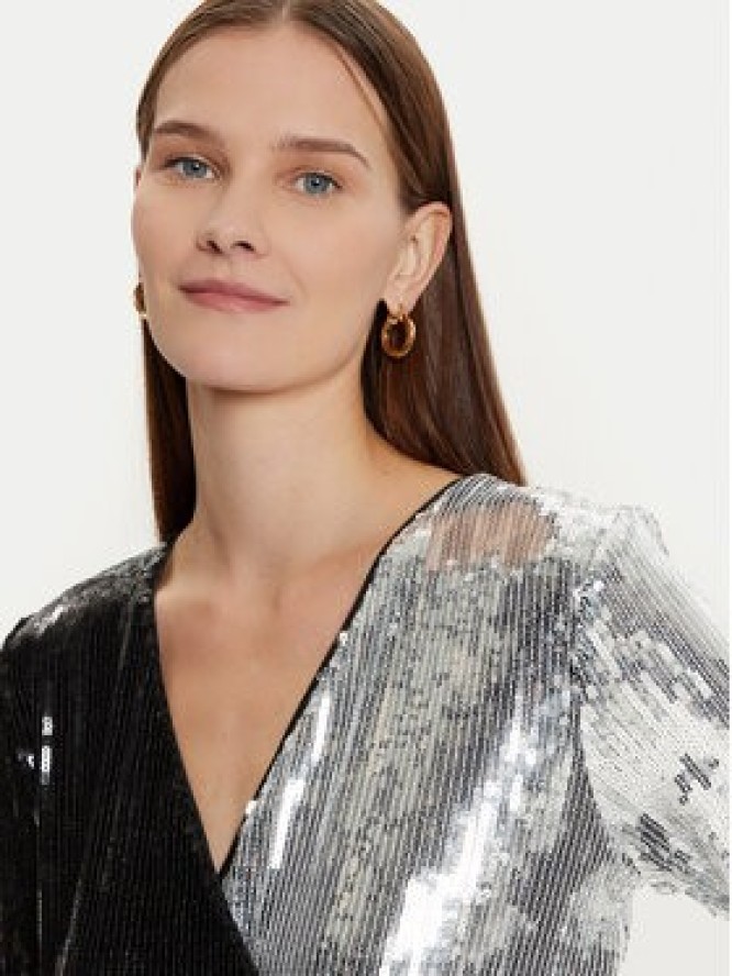 YAS Sukienka koktajlowa Tio 26035387 Czarny Regular Fit