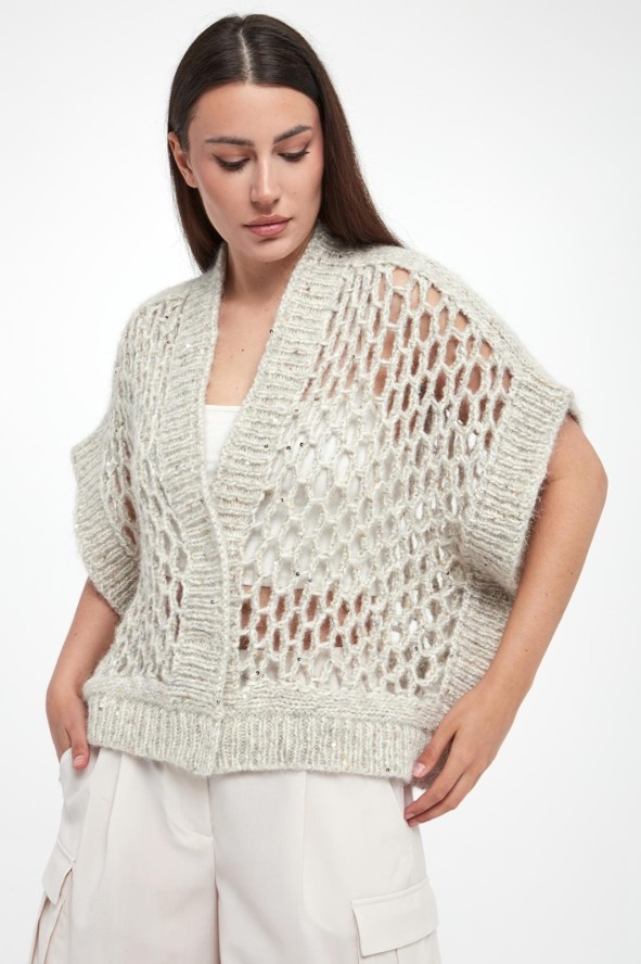 Kardigan damski z alpaki PESERICO