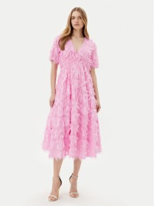 YAS Sukienka koktajlowa Pazylla 26029780 Różowy Regular Fit