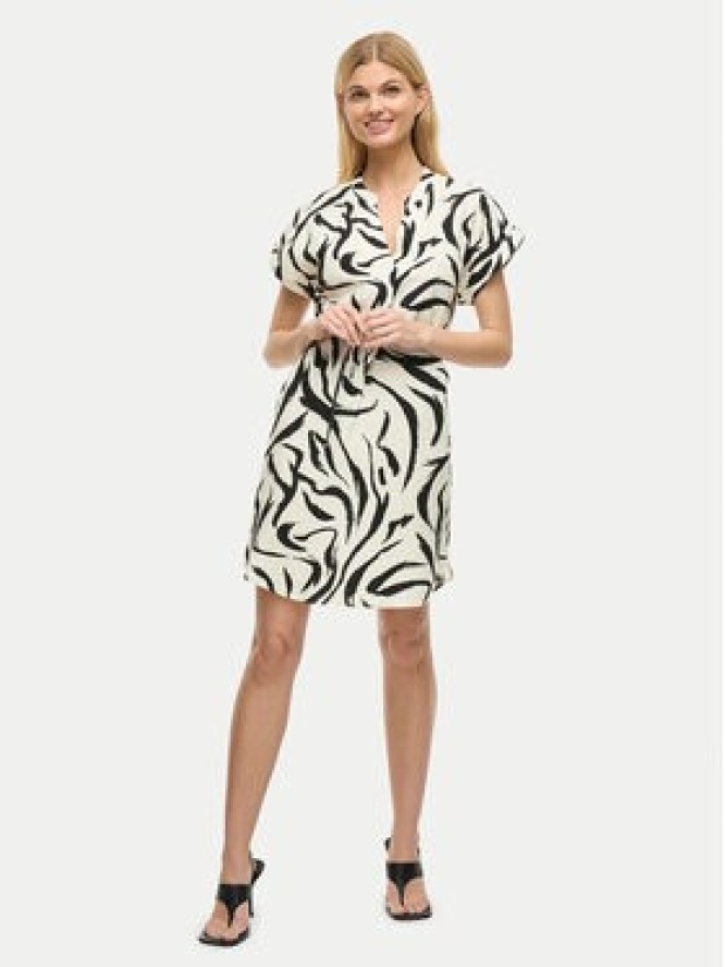 Vila Sukienka codzienna Clo 14101673 Beżowy Regular Fit