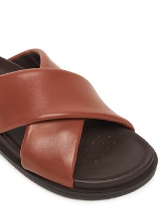 Geox Klapki D Adelash D55YWB 000TU C6014 Brązowy