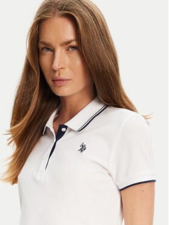 U.S. Polo Assn. Sukienka codzienna WUP1312 Biały Regular Fit