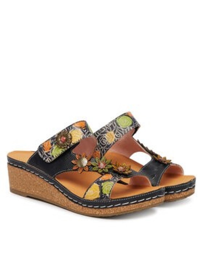 Laura Vita Klapki Facscineo 05 Czarny