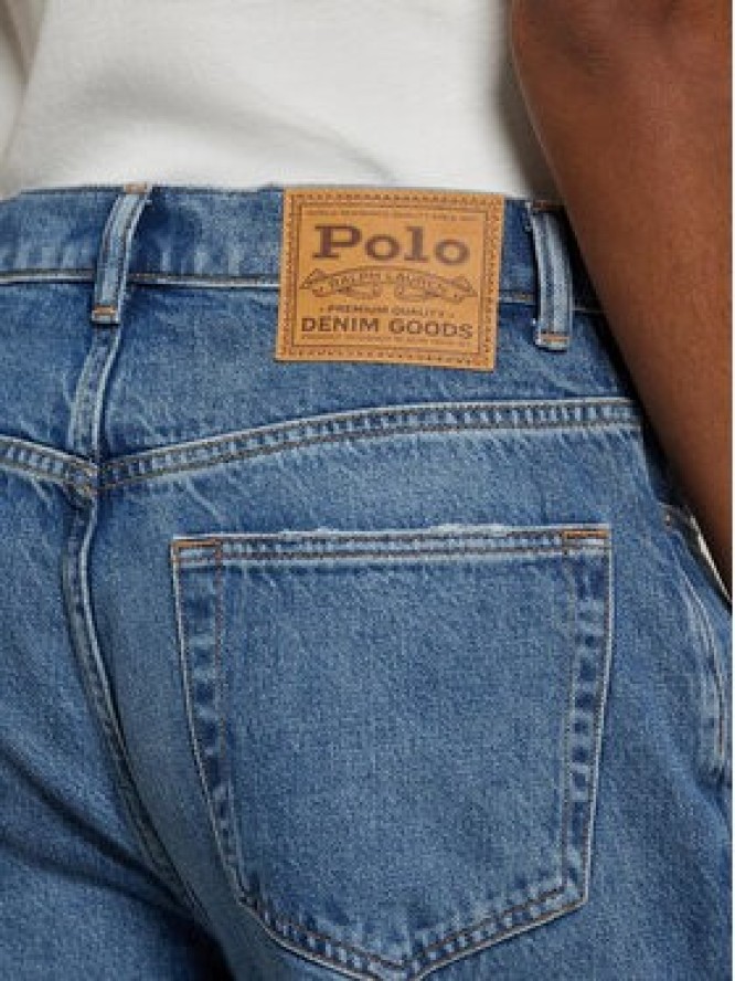 Polo Ralph Lauren Jeansy 211969380001 Niebieski Wide Leg