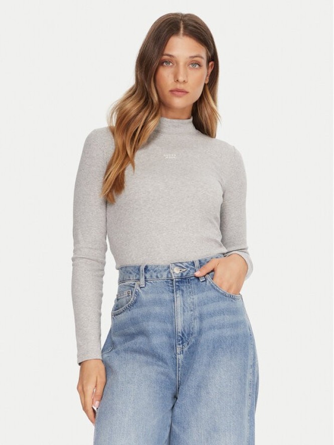 Guess Jeans Golf W5BP23 KA0H1 Szary Slim Fit