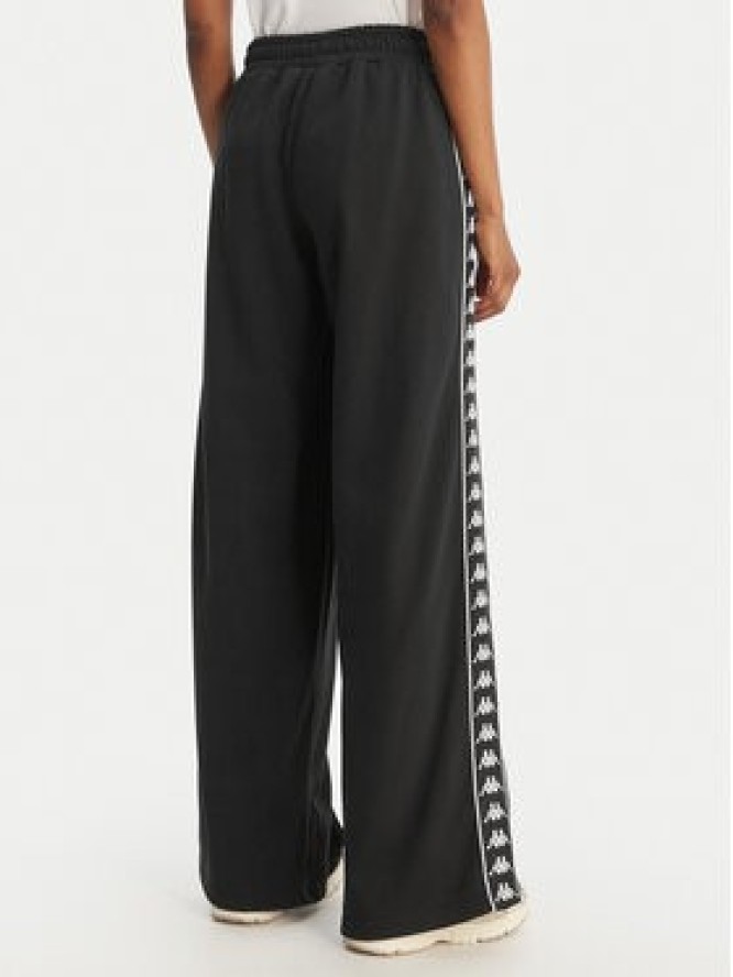 Kappa Spodnie dresowe Banda Malorie 37256WW Czarny Regular Fit