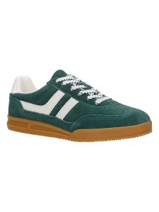 Wojas Skórzane sneakersy w kolorze zielono-białym rozmiar: 40