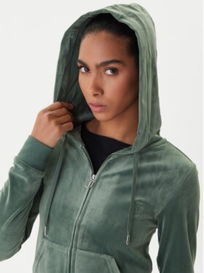 Juicy Couture Bluza Robertson JCAP176 Zielony Slim Fit