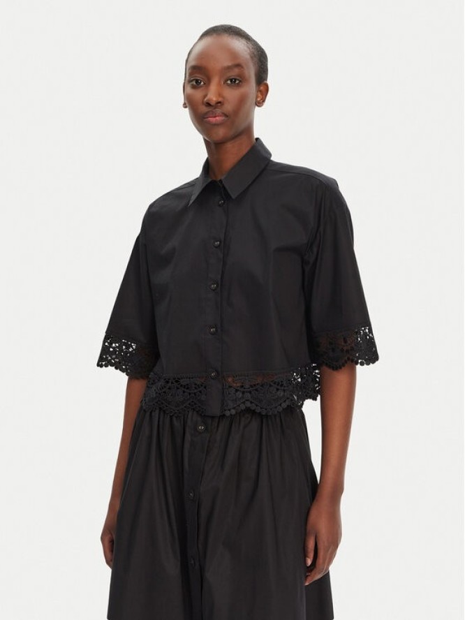 TWINSET Koszula 251TT2093 Czarny Loose Fit