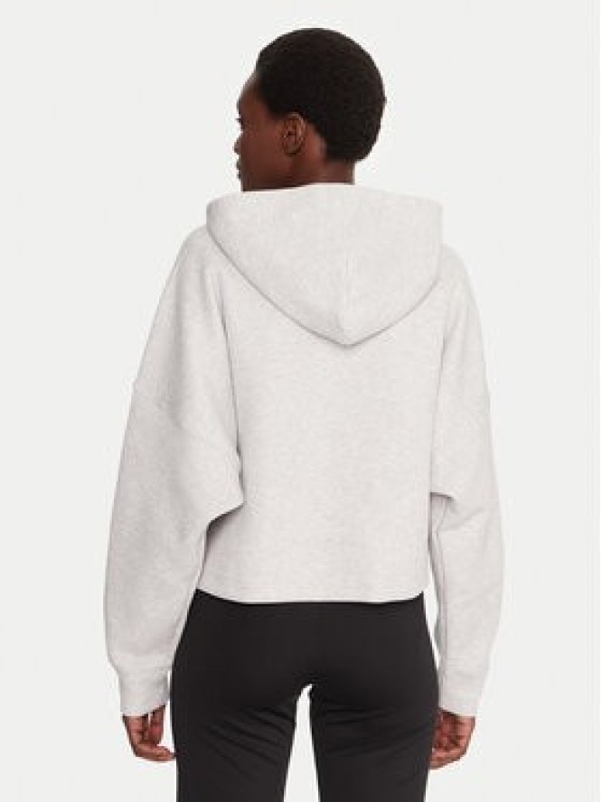 adidas Bluza Off Placed 3-Stripes JW3596 Szary Regular Fit