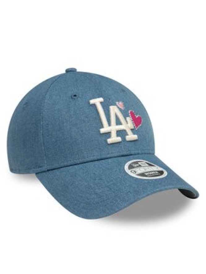 New Era Czapka z daszkiem Los Angeles Dodgers Denim Icon 9Forty 60595350 Niebieski