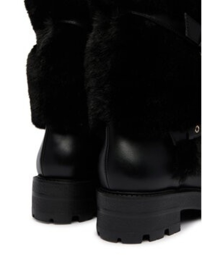 Guess Botki FLFYAF FUR10 Czarny