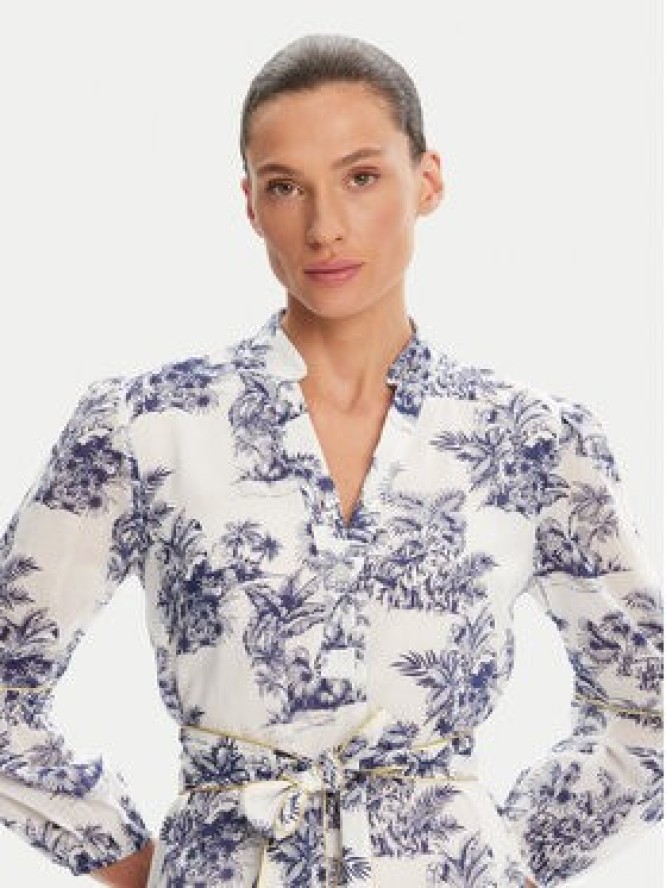 Iconique Sukienka letnia IC25-078 Biały Relaxed Fit