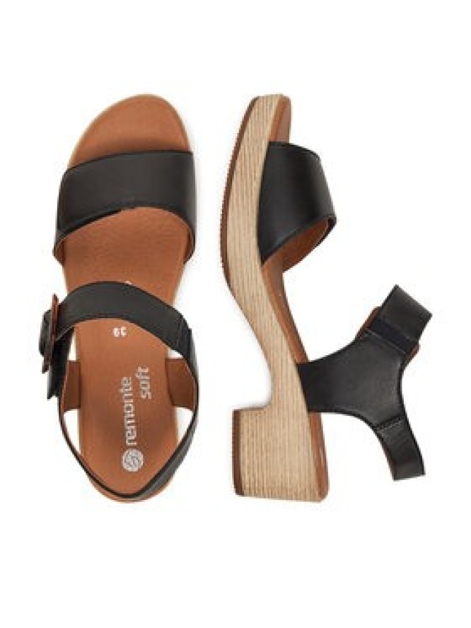 Remonte Sandały D0N52-01 Czarny