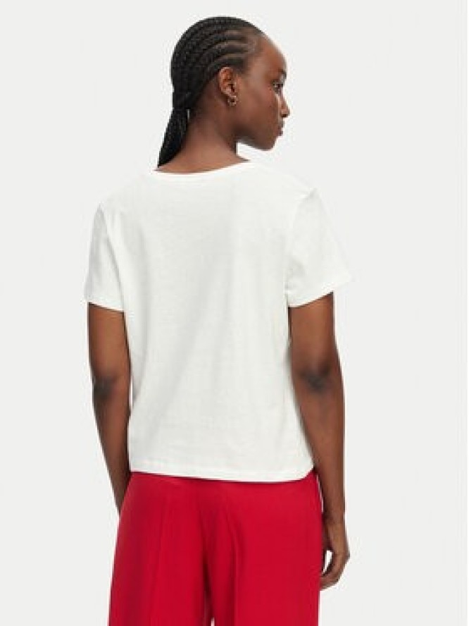 Tommy Hilfiger T-Shirt WW0WW48705 Biały Regular Fit