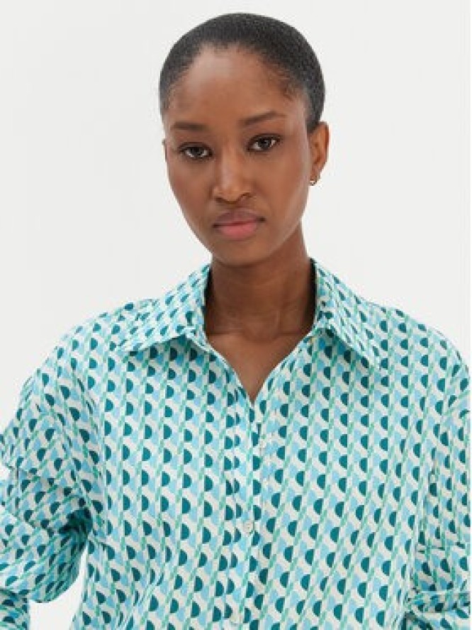 Seafolly Koszula Sorrento 55575-TO Zielony Oversize