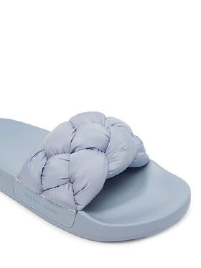 Tommy Jeans Klapki Tjw Braided Slides EN0EN02975 Błękitny