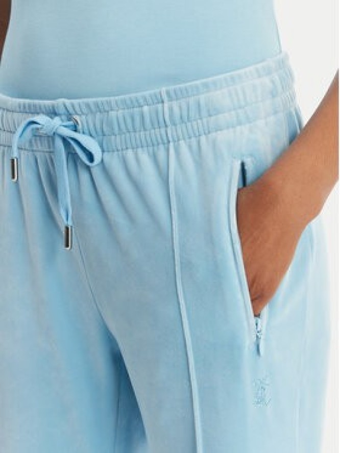 Juicy Couture Spodnie dresowe Tina JCWBJ126327 Błękitny Straight Leg